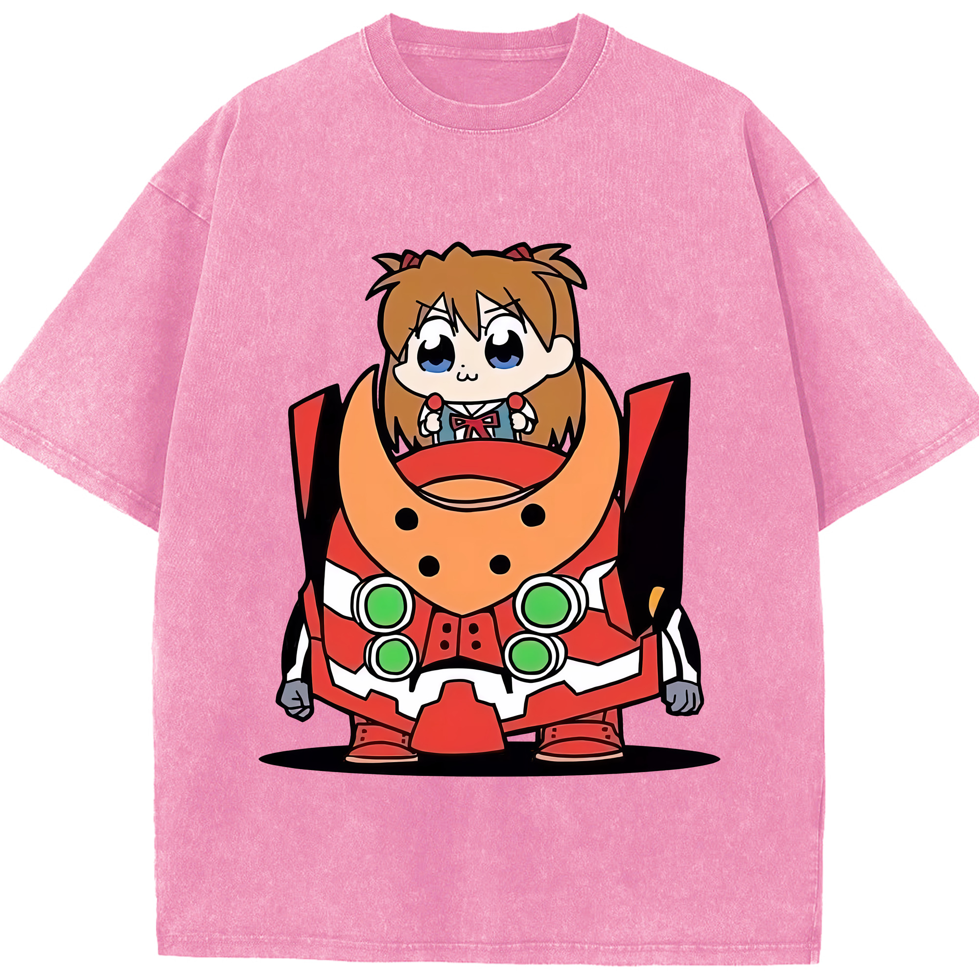 （画像用） EVA 新世紀エヴァンゲリオン 綿100% ヴィンテージ風 半袖Tシャツ（フロントプリント）